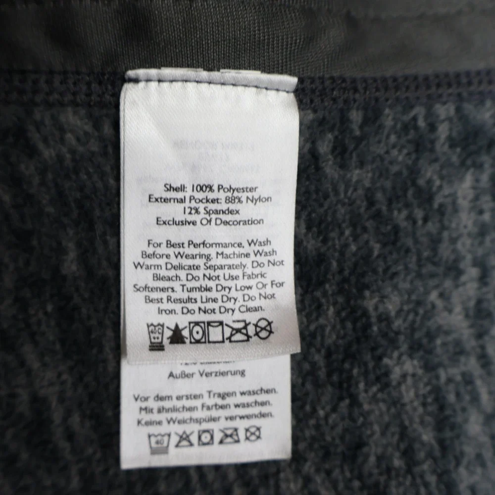 Eddie Bauer Jacket Mens Large Tall Gray First Ascent Fleece Full Zip Outdoor